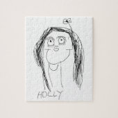 Tekening van je kind - Moederdag Cadeaus Legpuzzel (Verticaal)