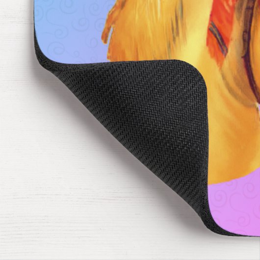  tekening van kunstpaarden muismat (Hoek)