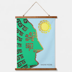 Tekening van Machu_Picchu Cusco Peru Poster Hangend Wandkleed