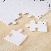 Tekening van menselijke ogen droogscheuren legpuzzel (Zijkant)