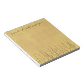 Tekening van pen en inkt Aangepast Notitieblok (Schuin)