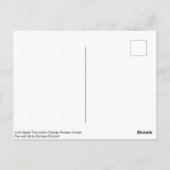 Tekening van pen- en inktboom briefkaart (Achterkant)