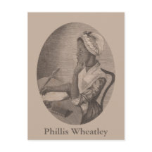  tekening van Poet Phillis Wheatley
