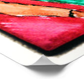 Tekening van profiel lezen poster (Hoek)