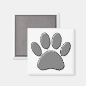 Tekening van puppy pupw magneet (Voorkant / Achterkant)