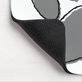 Tekening van puppy pupw muismat (Hoek)