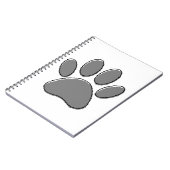 Tekening van puppy pupw notitieboek (Linkerzijde)