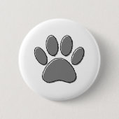 Tekening van puppy pupw ronde button 5,7 cm (Voorkant)