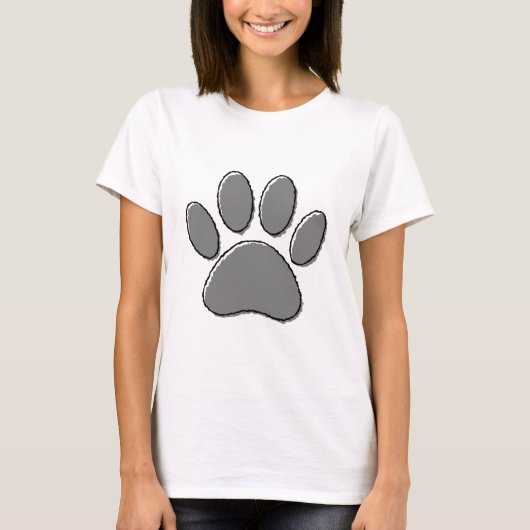 Tekening van puppy pupw t-shirt (Voorkant)