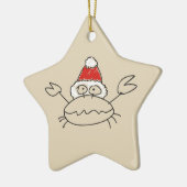 Tekening van remmend teken voor kankerdierentuin keramisch ornament (Links)