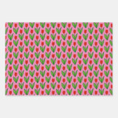 Tekening van rode ronddraaimolen, gevlekt inpakpapier vel (Voorkant 3)