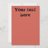 Tekening van tomaten op zwarte plaat kaart (Achterkant)