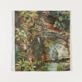  tekening van tropische planten uit de tropische b wandkleed (Voorkant (horizontaal))