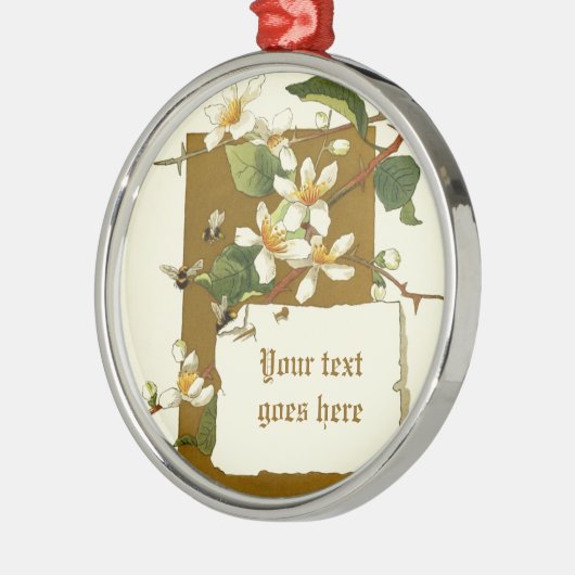  tekening van witte bloemen ornament (Links)