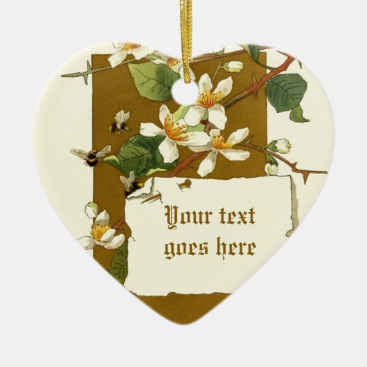 tekening van witte bloemen ornament (Voorkant)