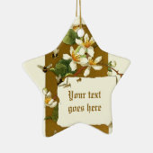  tekening van witte bloemen ornament (Rechts)