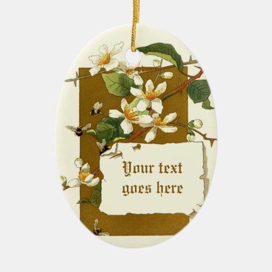  tekening van witte bloemen ornament (Voorkant)