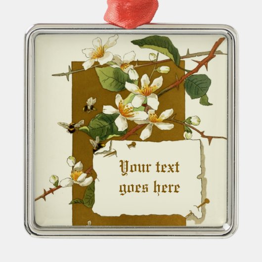  tekening van witte bloemen ornament (Voorkant)