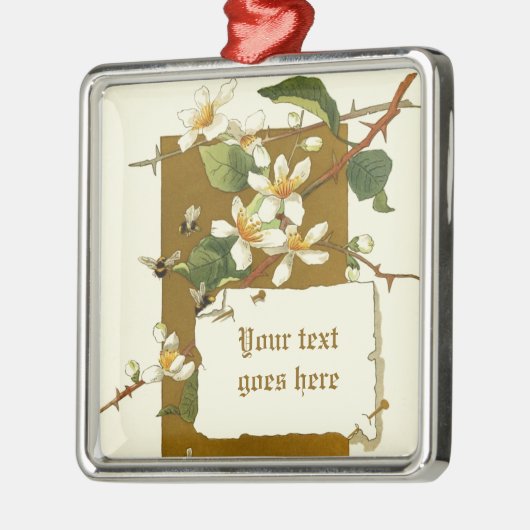 tekening van witte bloemen ornament (Links)