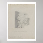 Tekening voor de kaart van de maan, 1794 (potlood poster (Voorkant)