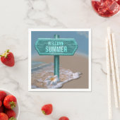 tekening welkom zomer servet (Insitu)