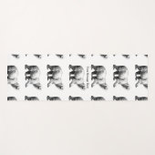 Tekening witte Beer lijn Yogamat (Voorkant (horizontaal))