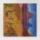 Tekening woestijndroomkleurpotlood legpuzzel (Horizontaal)