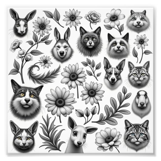 Tekeningen en afbeeldingen foto afdruk (Voorkant)