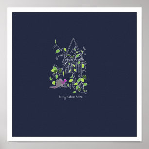 Tekeningen en Natuur Poster