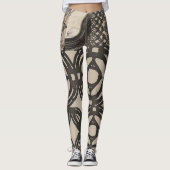 tekeningen en schilderijen leggings (Voorkant)