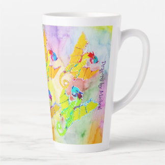 Tekeningen over de Waterverf latte Mok