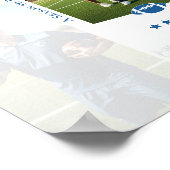 Tekeningen ter waardering van de coach Voetbalteam Poster (Hoek)