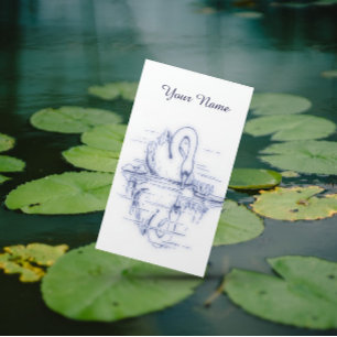 Tekeningen uit het verleden - Spiegeling van een z Visitekaartje
