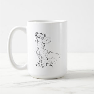 Tekeningen van een Mopsje, Koffiemok voor Hondenmo