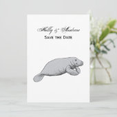 Tekeningen van een oude lamantijn kaart (Staand voorkant)