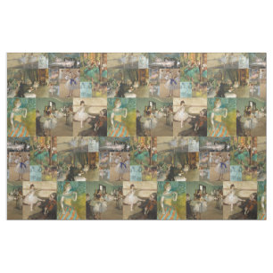 Tekeningen van Elegant Degas Ballet Dancers schild Stof