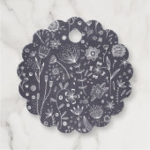 Tekeningen van het chroalkboard van de ventilator bedankjes labels (Voorkant)