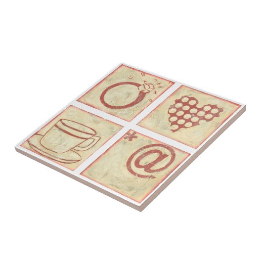 Tekeningen van het hart- en ringhout tegeltje (Zijkant)