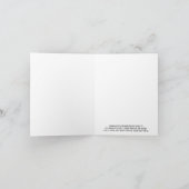 Tekeningen van het huis van een kind Makelaar beda Bedankkaart (Binnen)