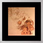 Tekeningen van kanonnen van Leonardo Da Vinci Poster (Voorkant)