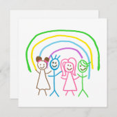 Tekeningen van kinderen uploaden en omzetten in bedankkaart (Voorkant / Achterkant)