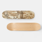 Tekeningen van Leonardo da Vinci Skateboard (Horizontaal)