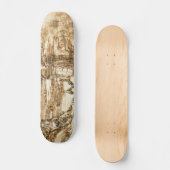 Tekeningen van Leonardo da Vinci Skateboard (Voorkant)