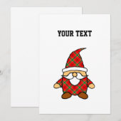 Tekeningen van Mop Gnome Uitnodiging (Voorkant / Achterkant)