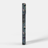 Tekeningen van ongedierte op slatergrijs iPhone hoesje (Rechterkant)