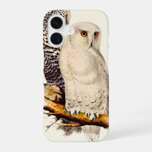 Tekeningen van Sneeuwuil uit het verleden iPhone 16 Hoesje