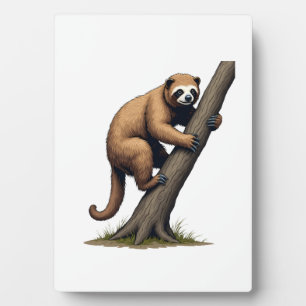 Tekeningen van Vintage Luiaard Wilde Dieren Grafis Fotoplaat