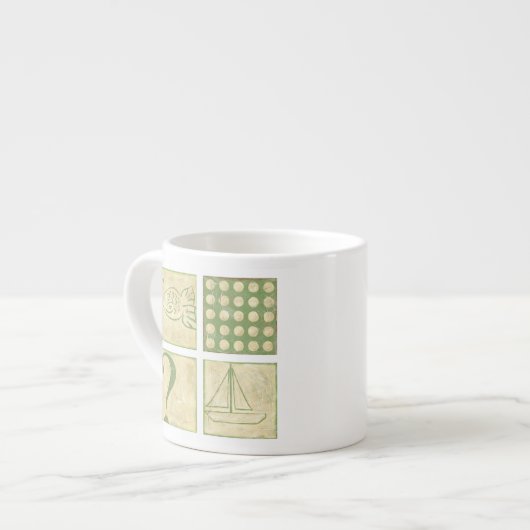 Tekeningen visuittreksel visuittreksel van Charikl Espresso Kop (Links)