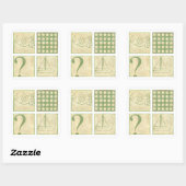 Tekeningen visuittreksel visuittreksel van Charikl Vierkante Sticker (Vel)