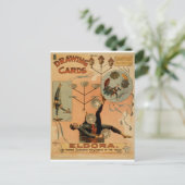 Tekenkaarten, "Eldora", jongleur van de wereld Briefkaart (Staand voorkant)